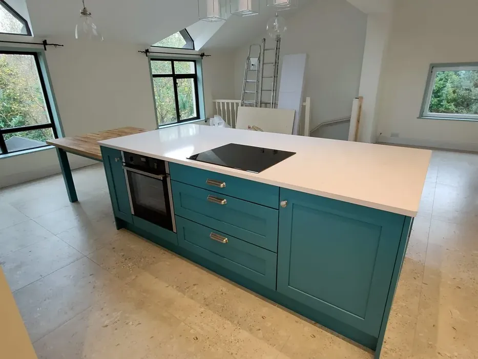 Farrow and Ball Vardo kitchen cabinets color