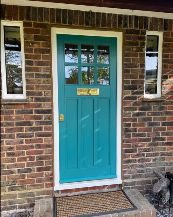 Farrow and Ball Vardo front door 