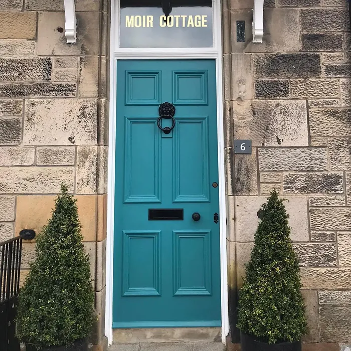 Farrow and Ball Vardo front door inspiration