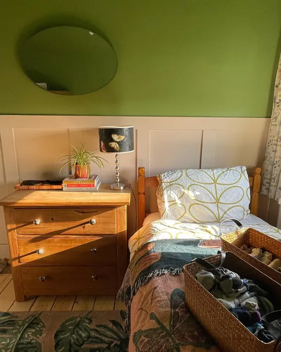 Yeabridge Green cozy bedroom paint
