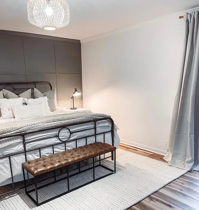 SW Felted Wool bedroom accent wall 