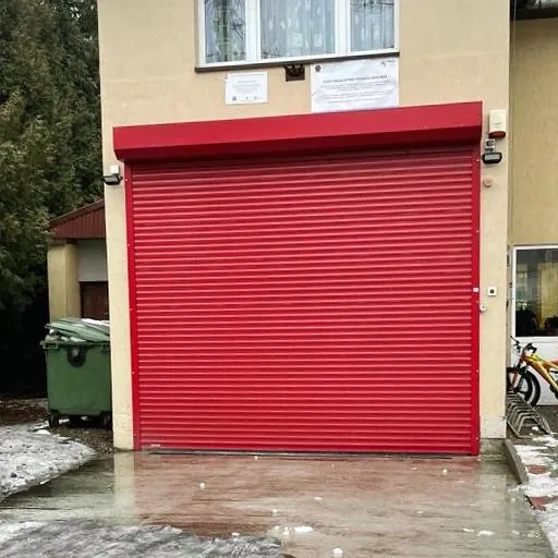 RAL Classic  Flame red RAL 3000 roller shutters