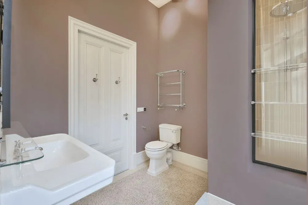 Sherwin Williams Flexible Gray bathroom