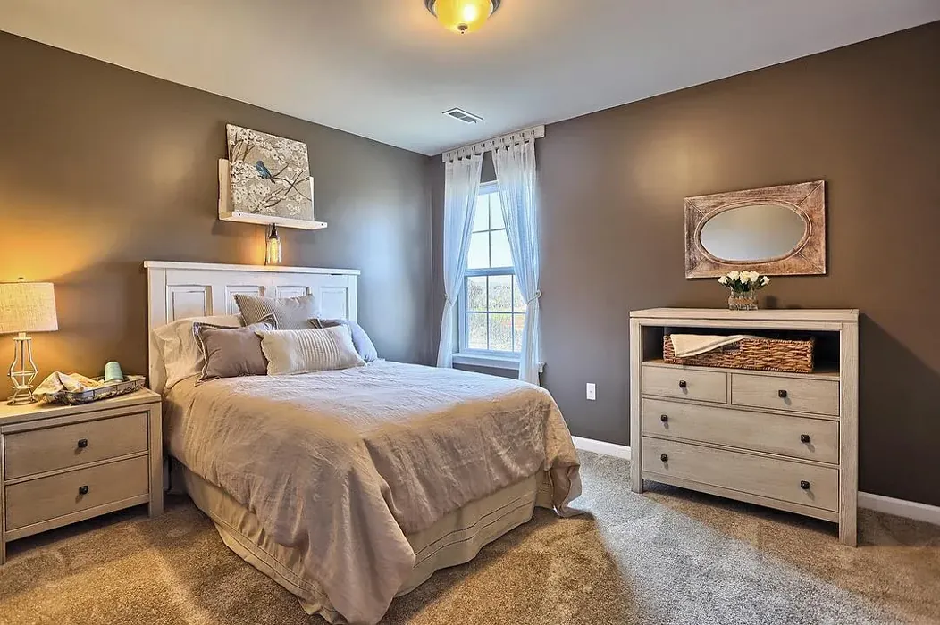 Sherwin Williams Foothills bedroom makeover