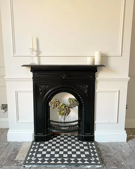 Little Greene French Grey Pale living room fireplace paint review