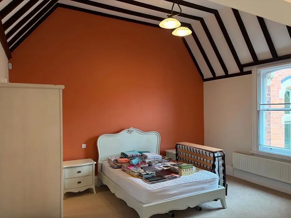 Dulux Treasured Coral bedroom paint