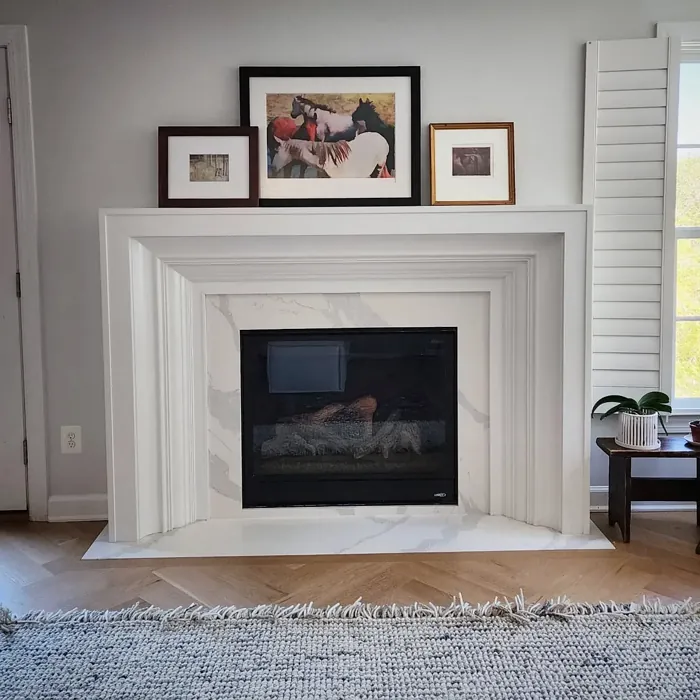 Sherwin Williams Frosty White living room color