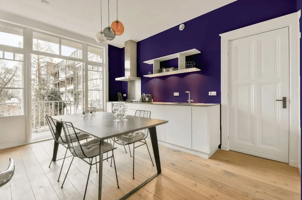 Sherwin Williams Fully Purple kitchen review
