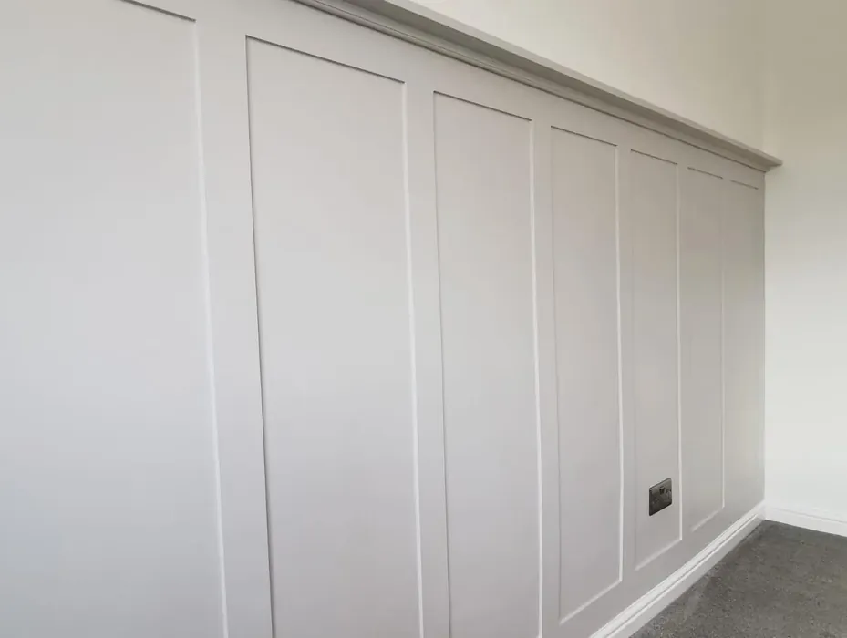 Dulux Gentle Moon wall panelling color