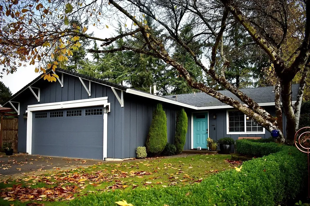 Sherwin Williams Gibraltar house exterior color