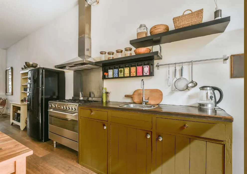 Sherwin Williams Grandiose kitchen cabinets
