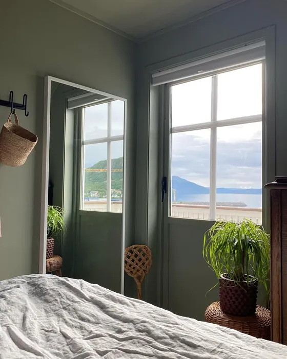 Jotun Green Harmony bedroom color