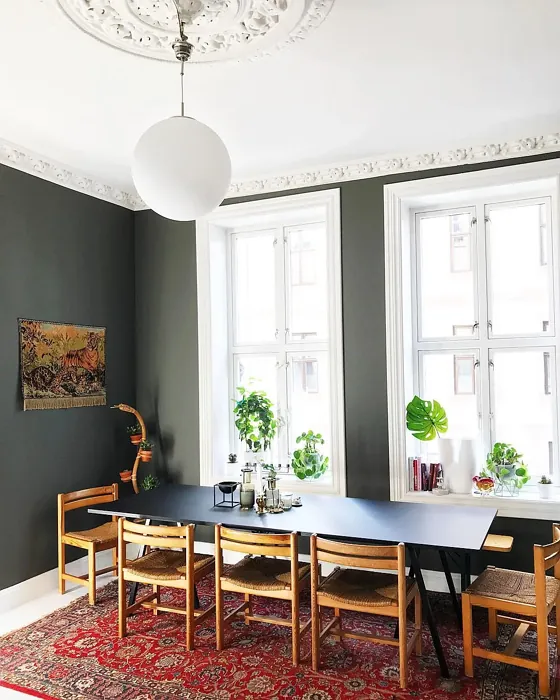 Jotun Green Marble living room paint