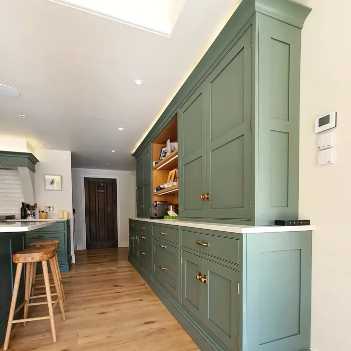 Green Smoke kitchen cabinets inspiration