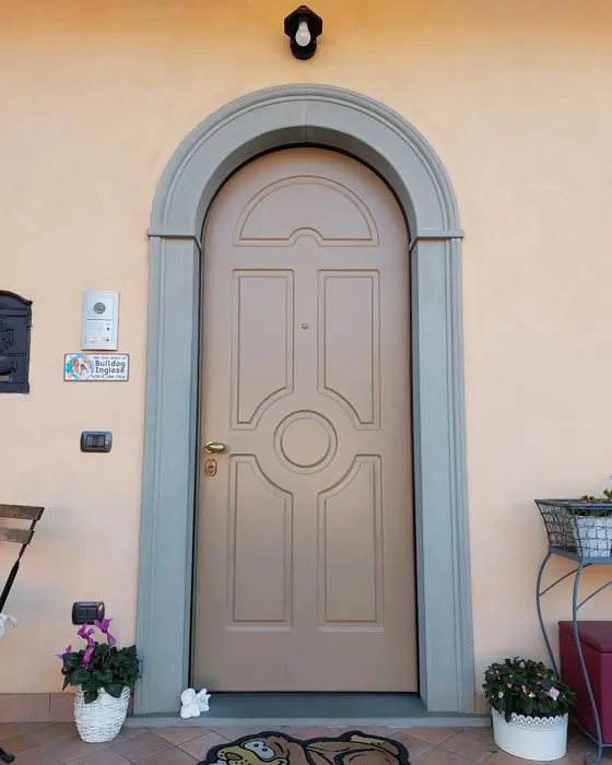 RAL Classic  Grey beige front door paint
