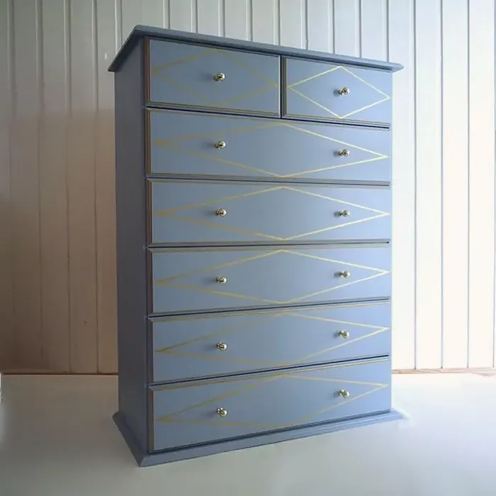 Jotun Gustavian Blue painted furniture color