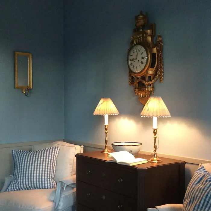 Jotun Gustavian Blue living room picture