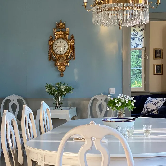 Jotun Gustavian Blue dining room paint review