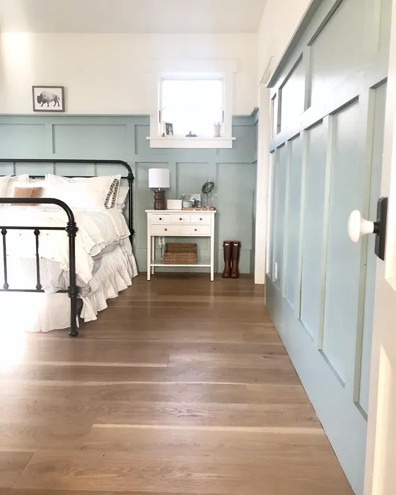 SW Halcyon Green bedroom panelling 