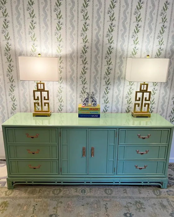 Sherwin Williams Haven painted furniture color