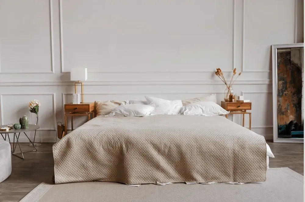 Sherwin Williams Heavenly White bedroom