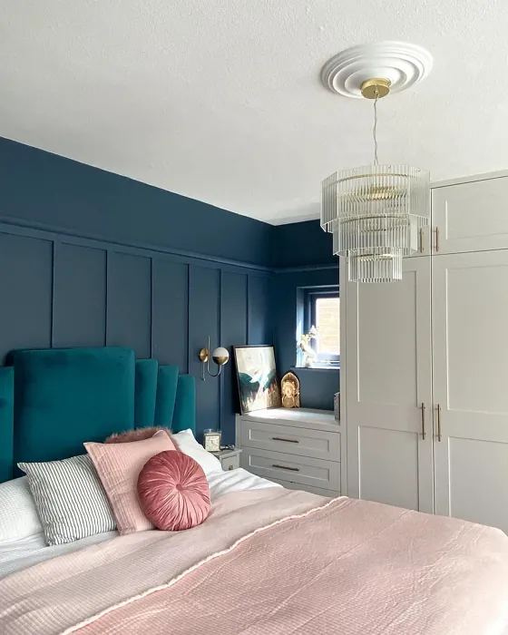 Little Greene Hicks' Blue 208 bedroom