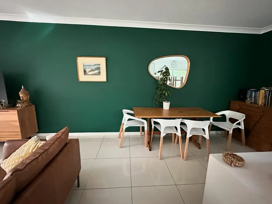 Highland Green dining room color