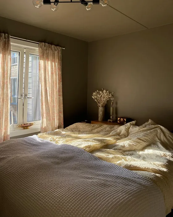 Jotun Hipster Brown cozy bedroom color