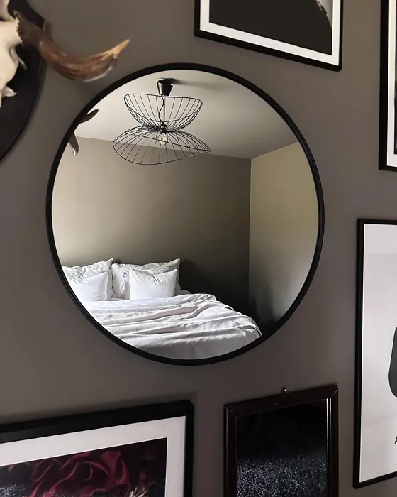 Jotun Hipster Brown bedroom interior