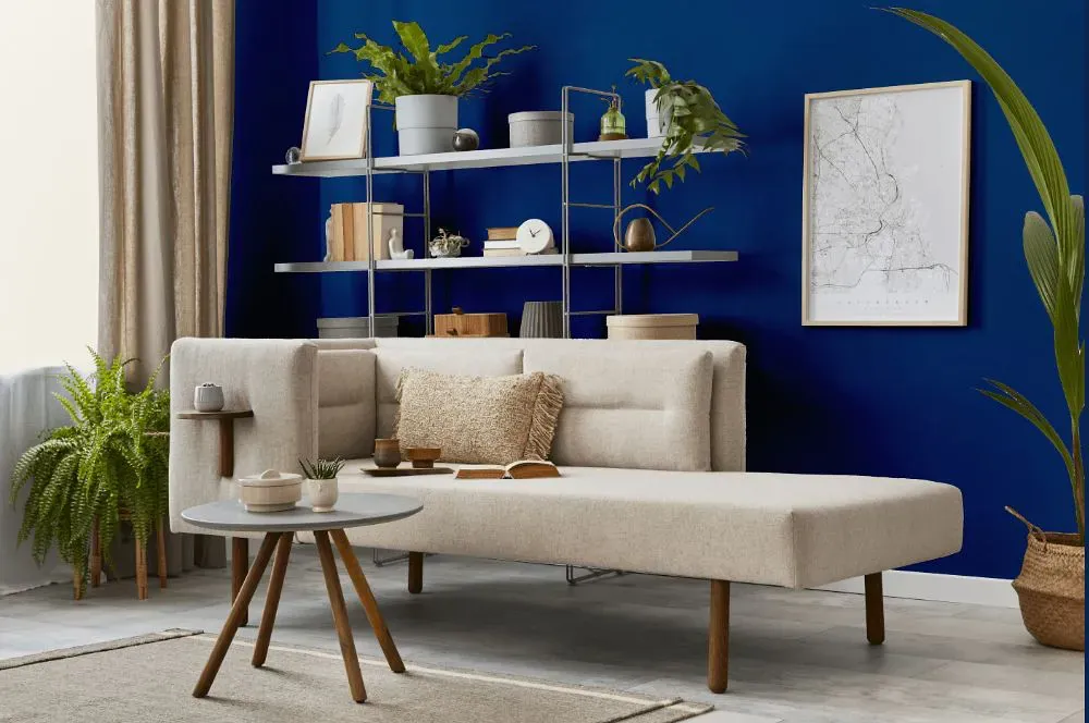 Sherwin Williams Honorable Blue living room