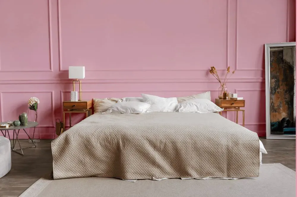 Sherwin Williams In the Pink bedroom