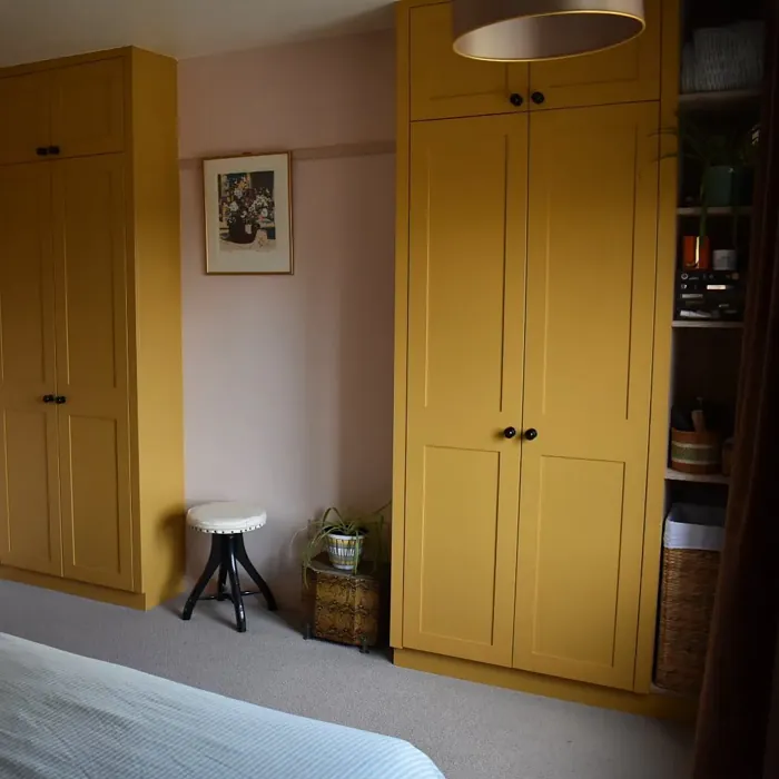 Farrow and Ball India Yellow 66 painted furniture