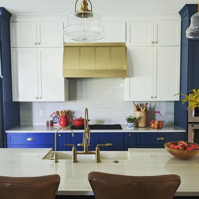 Sherwin Williams SW 7602 kitchen cabinets color