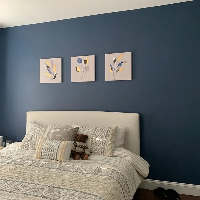 Sherwin Williams Indigo Batik bedroom color review