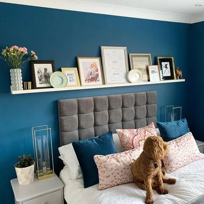 Indigo Shade bedroom color