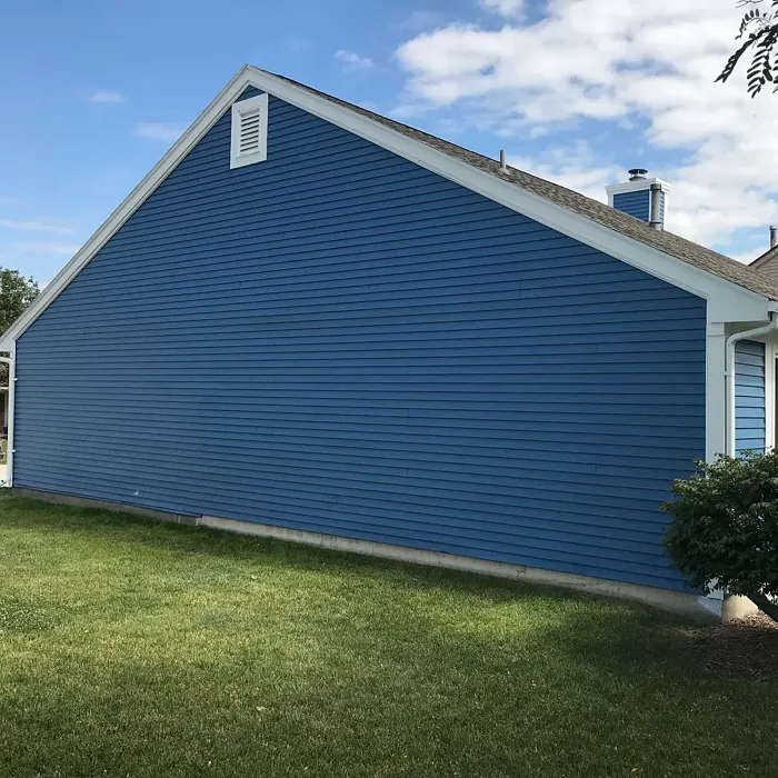 SW Inky Blue house exterior paint