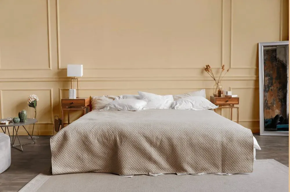 Sherwin Williams Inviting Ivory bedroom