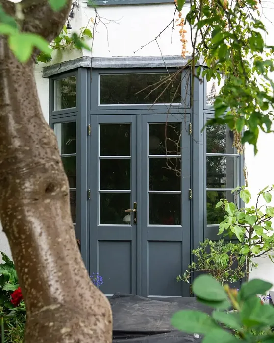 RAL 7011 front door paint