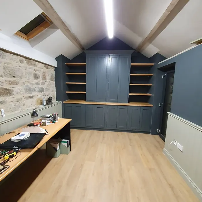 RAL 7011 painted cabinets color