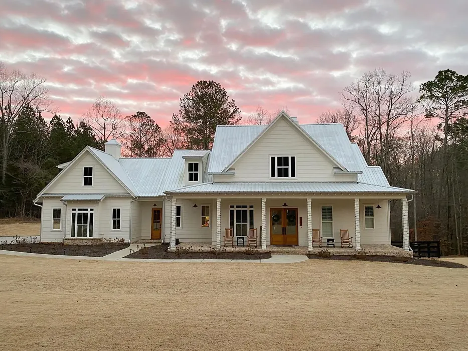 SW Ivory Lace house exterior color