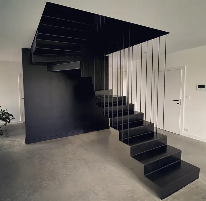 RAL 9005 stairs color