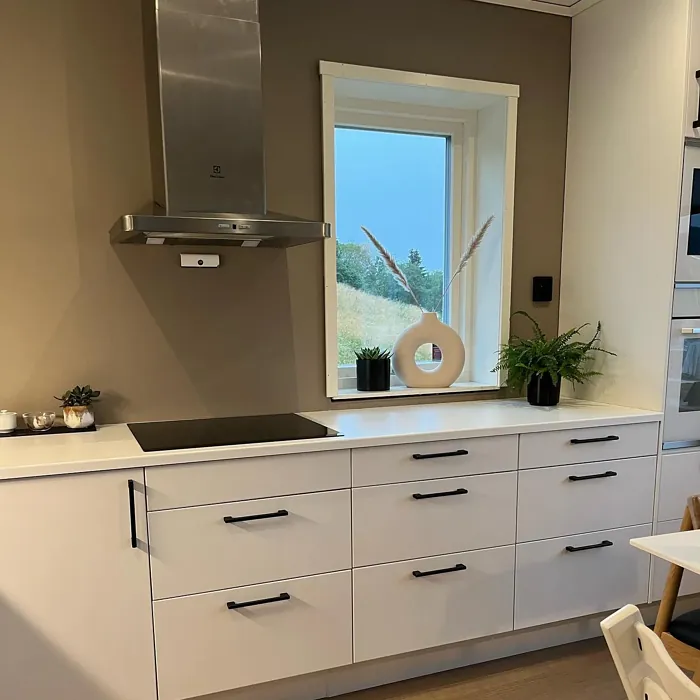 Jotun Nutmeg kitchen interior