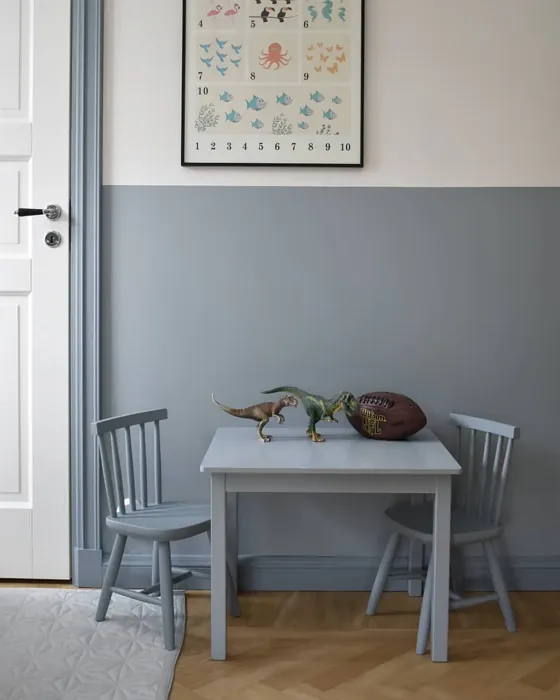 Jotun Ocean Air kids' room color-block