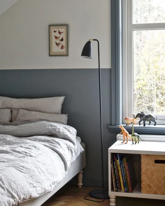 Jotun Ocean Air bedroom color-block