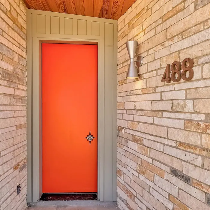 SW Knockout Orange front door review