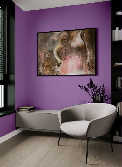 Sherwin Williams Lavish Lavender living room