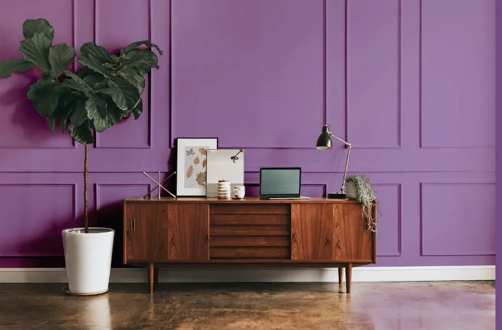 Sherwin Williams Lavish Lavender modern interior