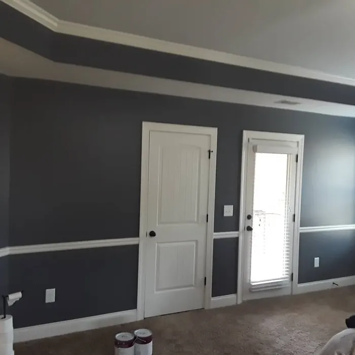 Behr Liberty Bell Gray wall paint 