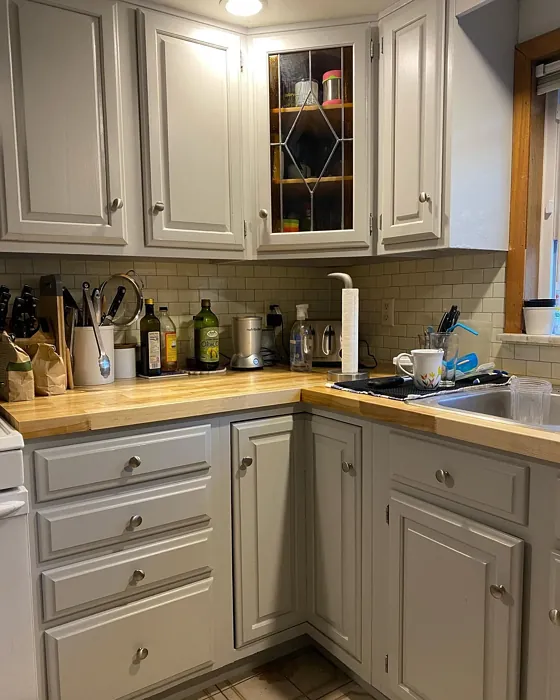 SW 0055 kitchen cabinets paint