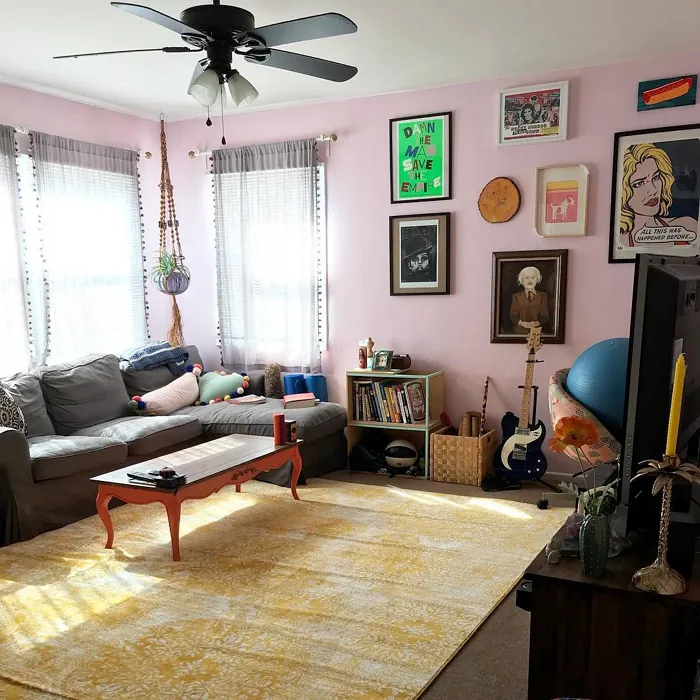 Sw Lighthearted Pink Living Room